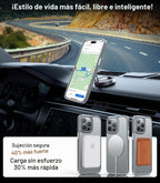 TORRAS Funda magnética a prueba de golpes para iPhone 15 Pro, grado mil
