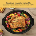 Crock-Pot Olla de cocción lenta manual de 7 cuartos de galón, tamaño familiar que sirve a más de 8 personas y se adapta a asados de 6 libras, gres extraíble con ajuste de calentamiento, apto para lavavajillas para una fácil limpieza, acero inoxidable