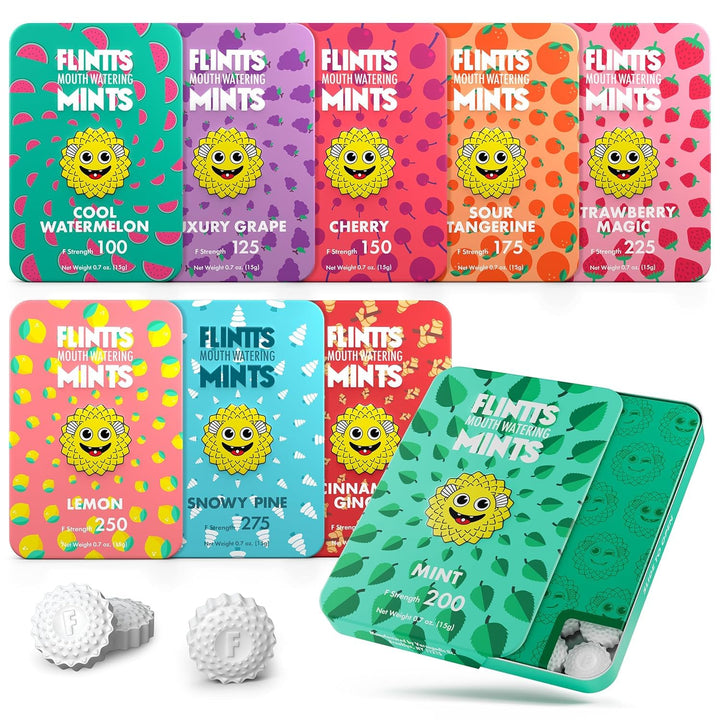 Flintts Mints Full House - Mentas deliciosas sin azúcar para alivio...