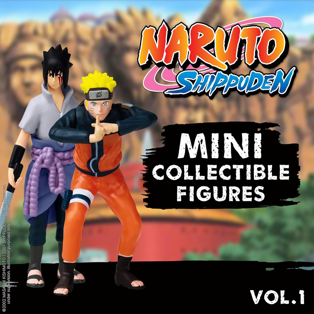 P.M.I. Naruto Shippuden Mini Figuras Coleccionables Paquete de 12 C...