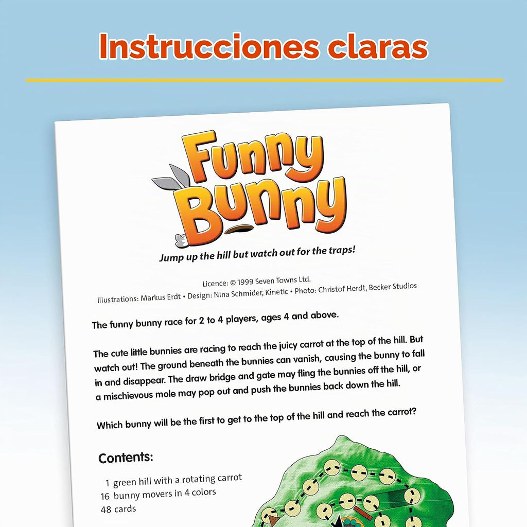 Juego de niños Ravensburger Funny Bunny