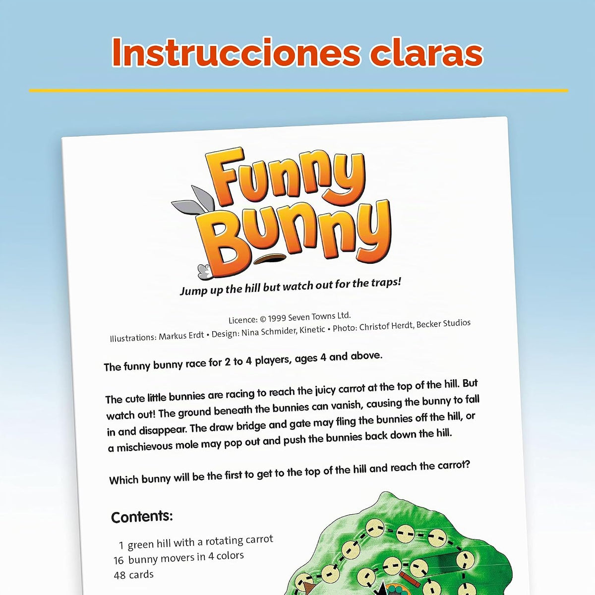 Juego de niños Ravensburger Funny Bunny