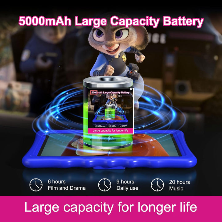 BYYBUO Tablet para niños, tablet de 10.1 pulgadas Android 13 para n...