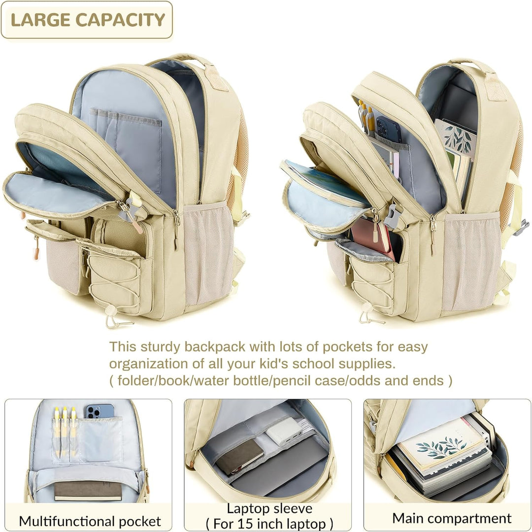 Lohol Mochila resistente al agua con múltiples bolsillos para viaje...