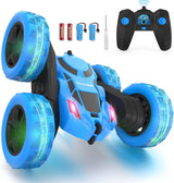 Hamdol Auto de control remoto para niños, auto de acrobacias RC gir...