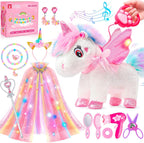 SOLIEHOO Juguetes de unicornio para niñas de 4 a 6 años, regalos de...