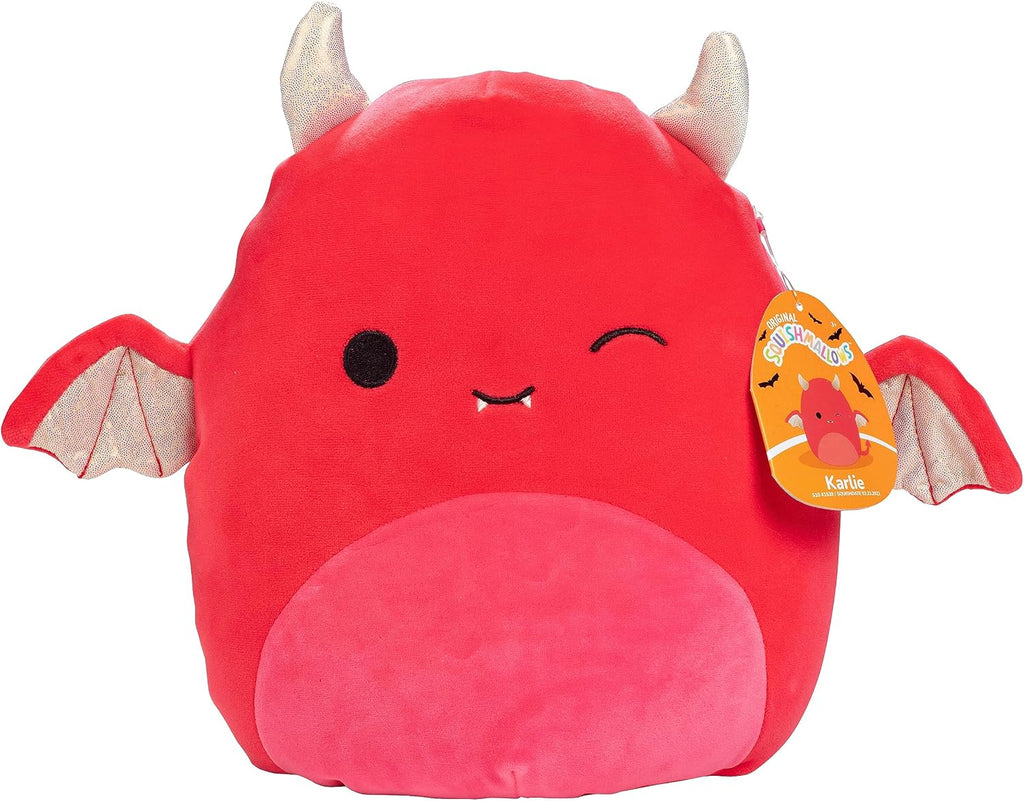 Squishmallows Juguete de peluche Karlie Red Devil Jazwares de 10 pulgadas