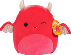 Squishmallows Juguete de peluche Karlie Red Devil Jazwares de 10 pulgadas