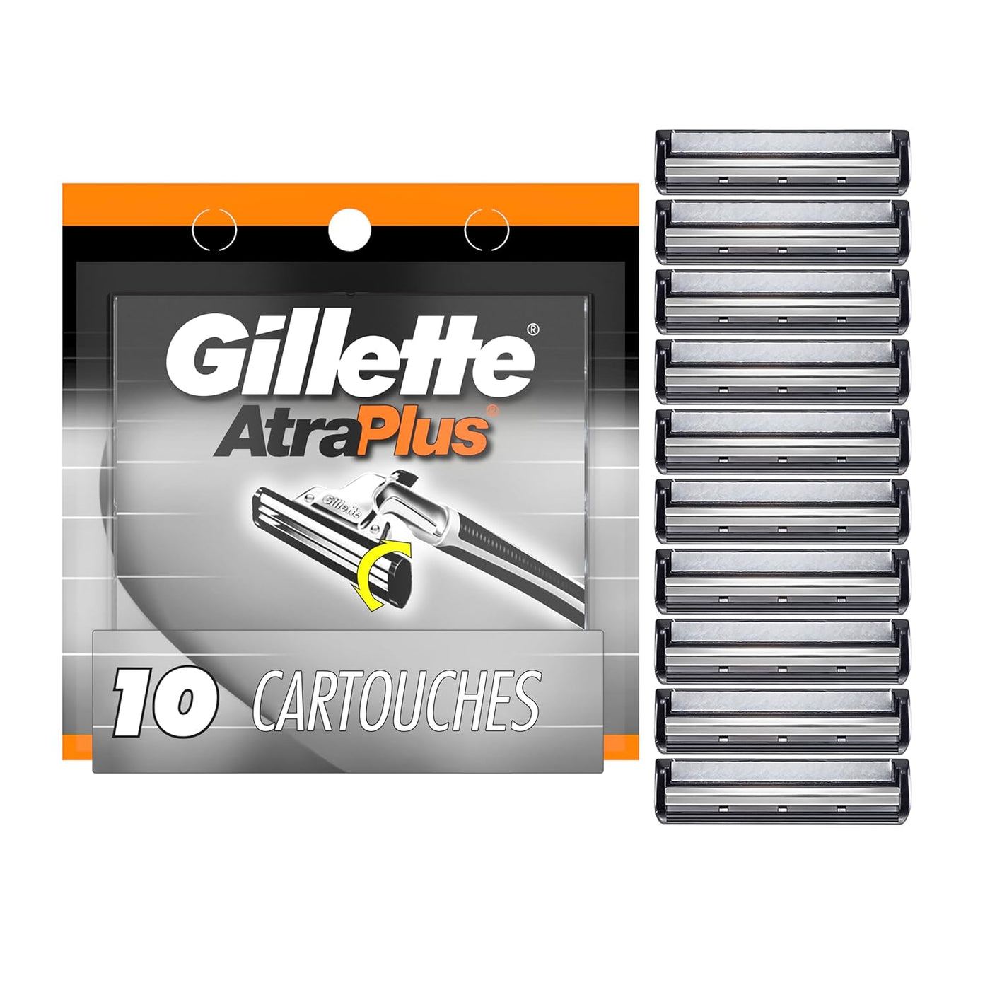 Gillette AltraPlus - Recambios de cuchilla de afeitar para hombre,...