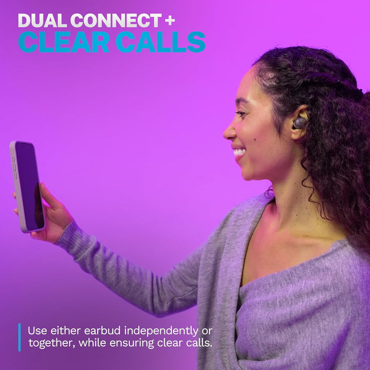 JLab Go Air Pop+ Auriculares inalámbricos verdaderos, auriculares i...