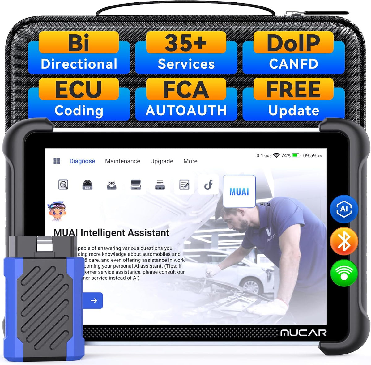 MUCAR 892BT Herramienta de escaneo bidireccional AI de sistema completo