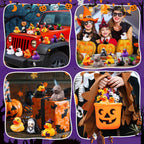 24 patos de goma de Halloween a granel con bolsa para Jeep Ducking Party