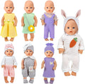 7 juegos de ropa para muñeca bebé, ropa de muñeca Reborn