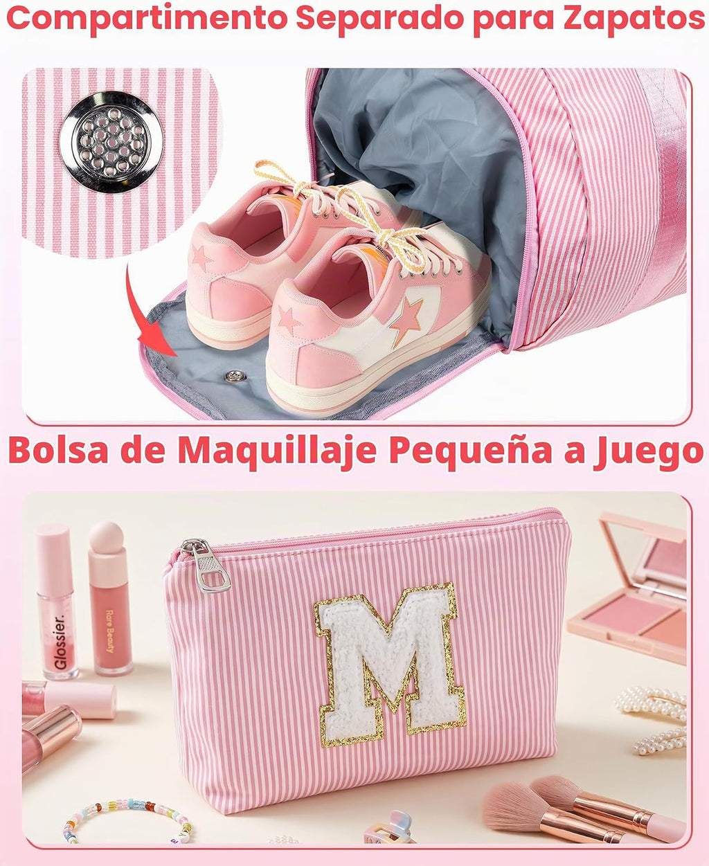 Regalos para niñas de 5 6 7 8 9 10 años de edad, bolsa de viaje para bailar