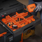 Klein Tools 54723MB MODbox Caja modular de tres gavetas de profundidad múltiple
