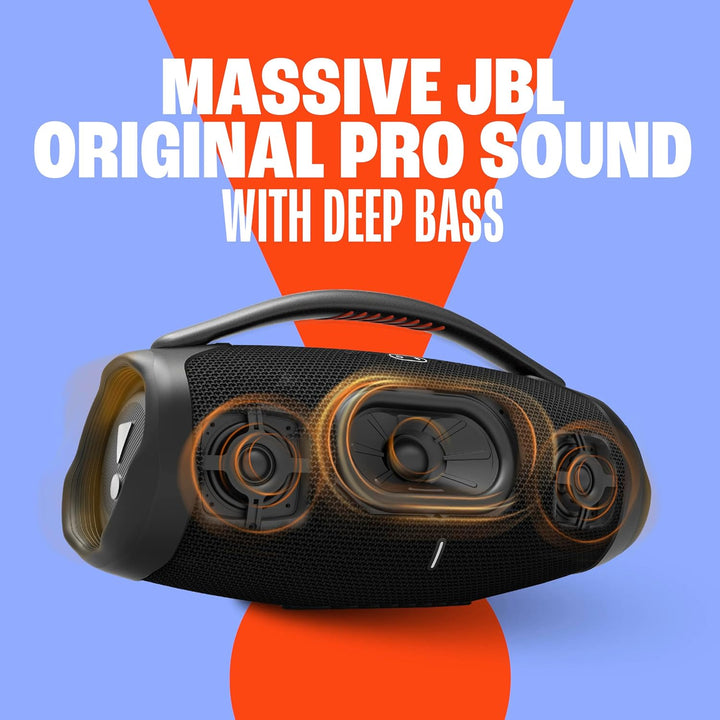 JBL Boombox 3 Wi-Fi - Potente Altavoz Portátil Wi-Fi y Bluetooth -...