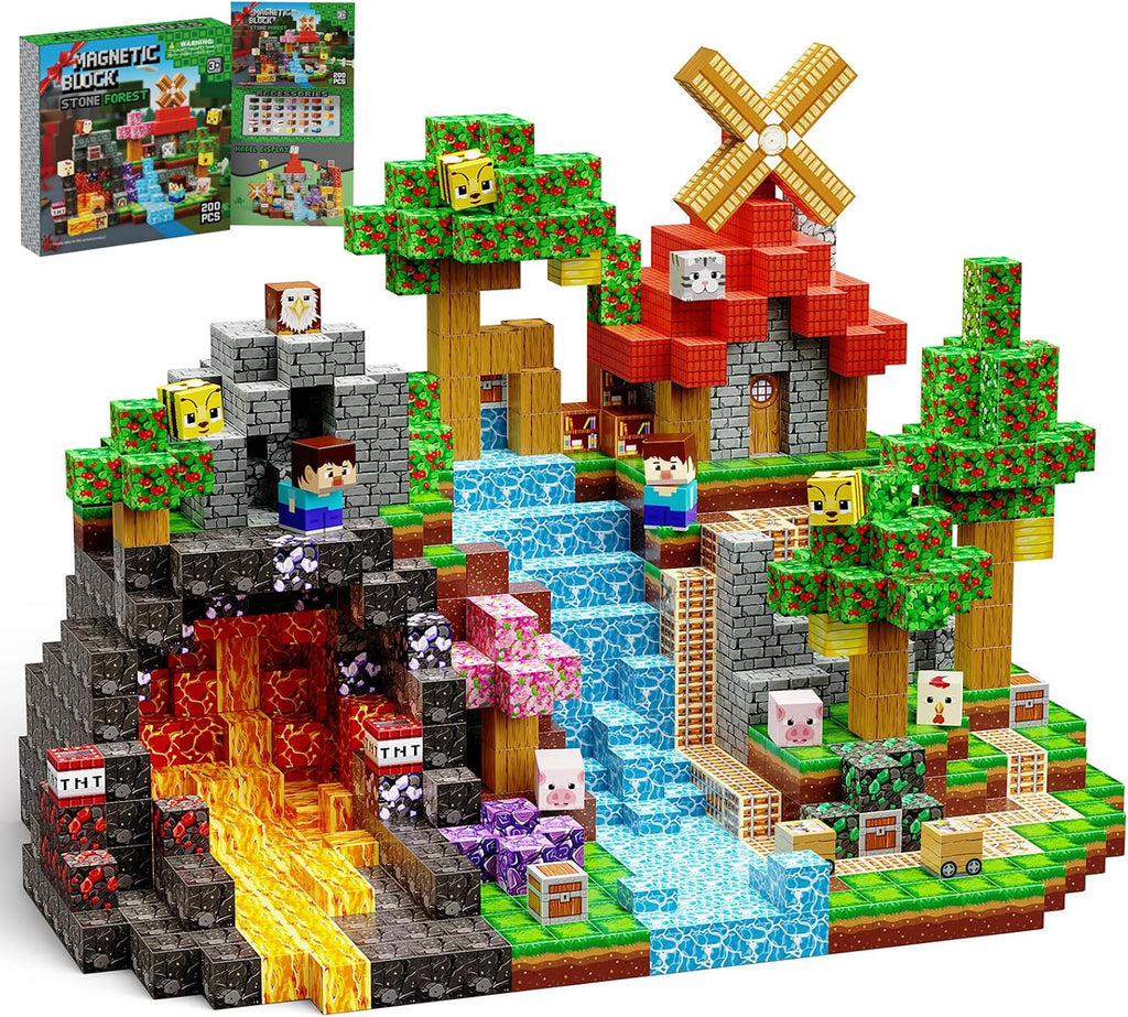 Bloques de construcción magnéticos STEM juguete para niños a partir