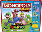 Juego de mesa Monopoly Junior Edición Super Mario, Diversión para niños de 5 años en adelante, Explora el Reino de los Hongos como Mario, Peach, Yoshi o Luigi (Exclusivo de Amazon)
