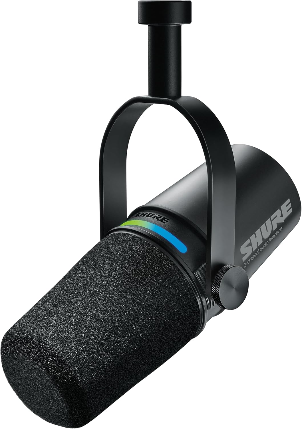 Shure MV7i - Micrófono inteligente - Micrófono USB-C y XLR para pod...