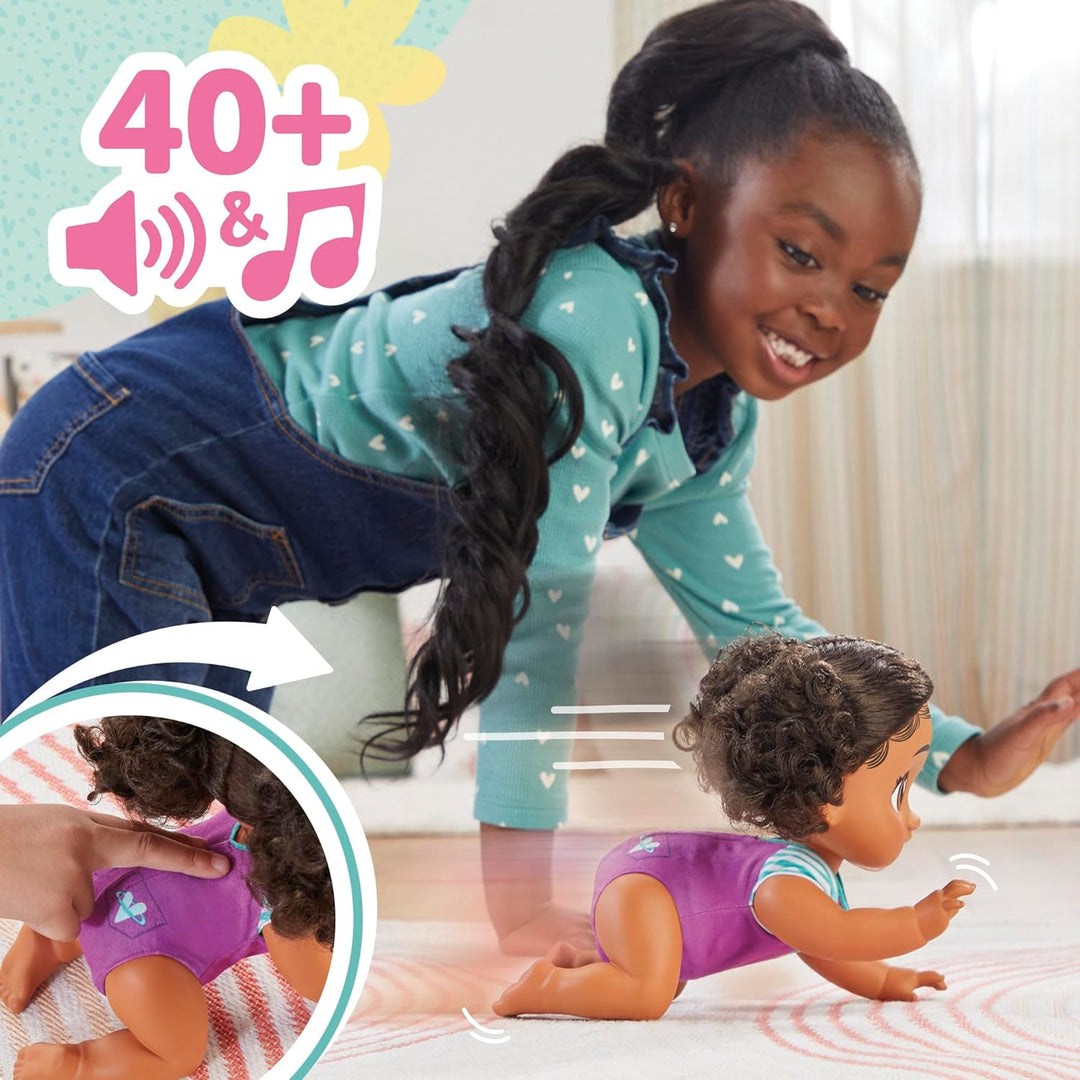 Baby Alive Crawl 'n Play Tilly Tinker Set de Muñeca Electrónica...