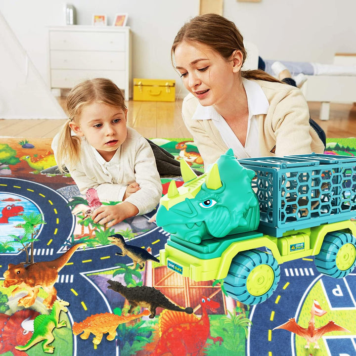 Camión de dinosaurios de juguete para niños de 3 a 5 años