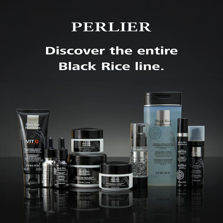 Perlier Black Rice Platinum Bálsamo labial voluminizador, 0.14 fl....
