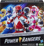 Power Rangers Mighty Morphin - Paquete de 6 figuras de acción de 12 pulgadas, juguetes con accesorios para niños de 4 años en adelante (exclusivo de Amazon)