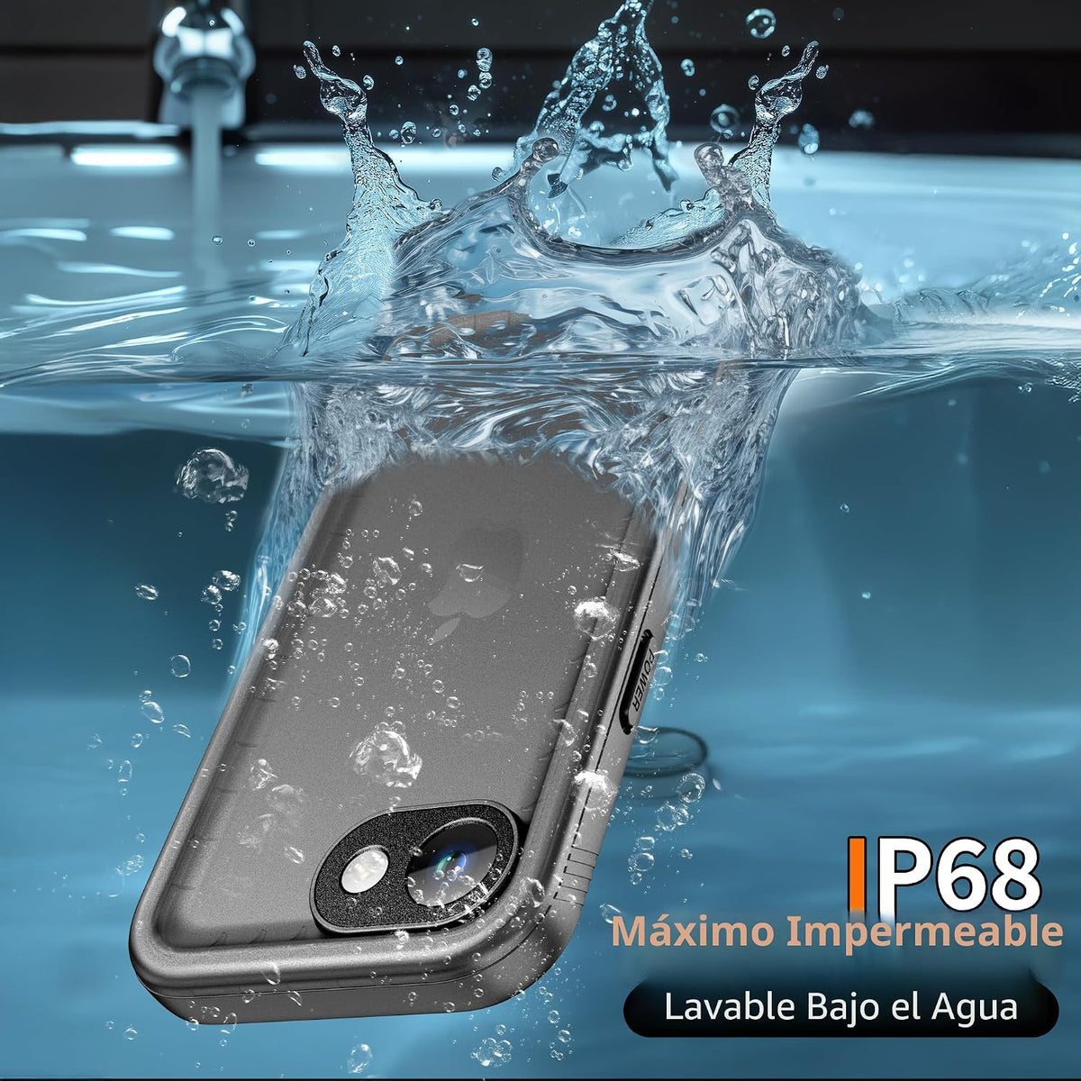 Cozycase Funda impermeable para iPhone SE 3rd 2022/SE 2nd 2020/iPhone 7/8