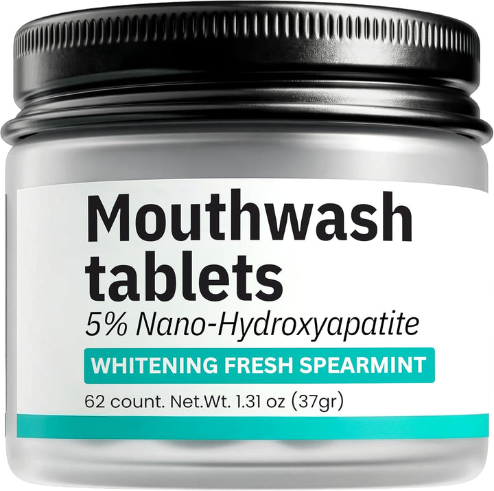 Pastillas de enjuague bucal con nano-hidroxiapatita, cuidado oral n...