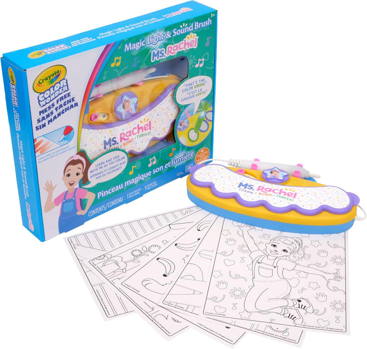 Crayola Color Wonder - Cepillo de luz mágico, estación de pintura s...