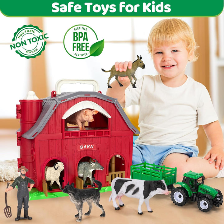 Juguetes de animales de granja para niños de 1 2 3 4 5