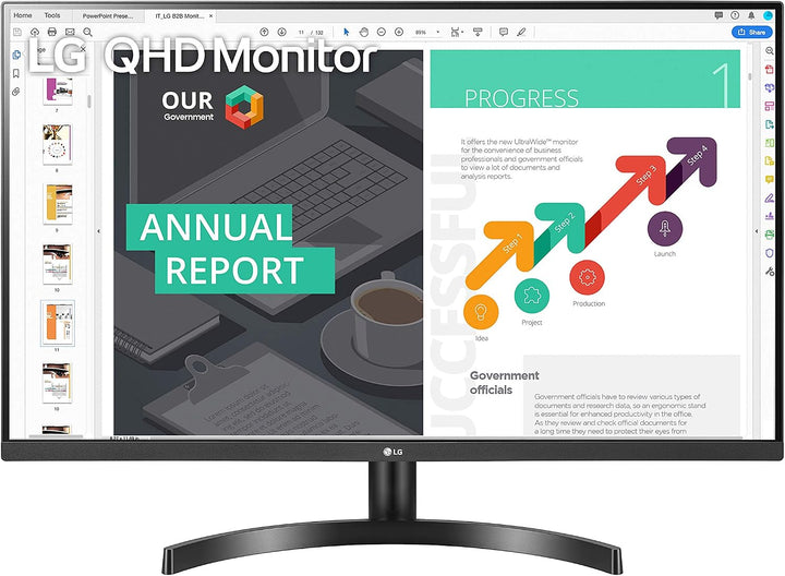 LG QHD 32QN600-B, monitor de computadora de 32 pulgadas, IPS con co...