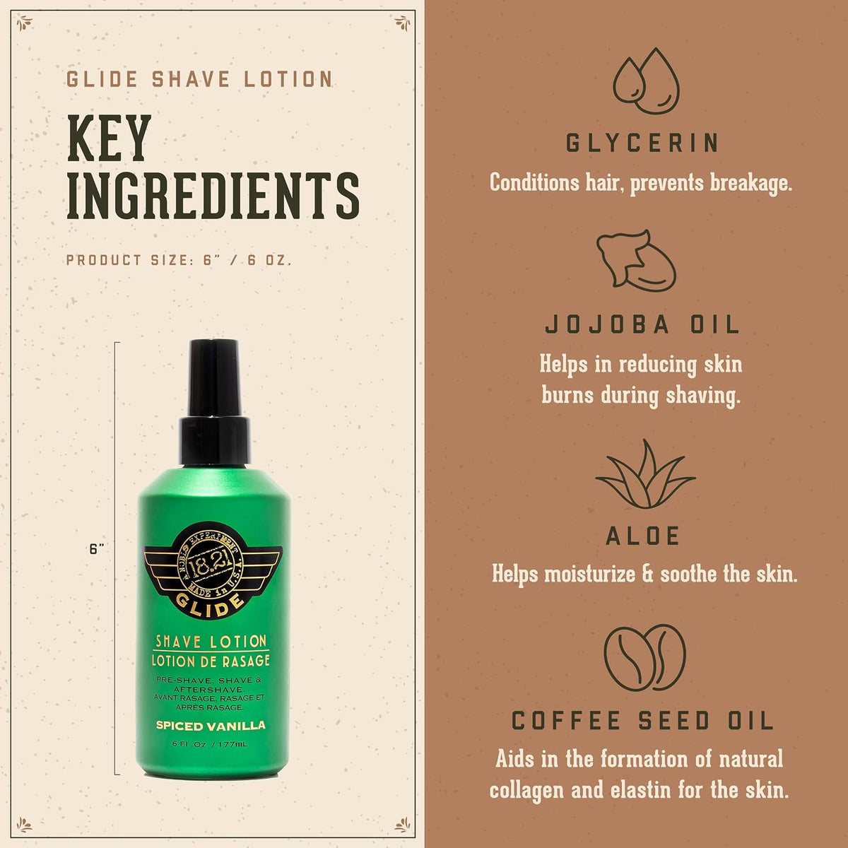 18.21 Man Made Crema de gel de afeitar transparente para hombres, v...