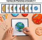 Caydo Kit de cuentas fusibles del sistema solar, juguetes STEM de ciencia