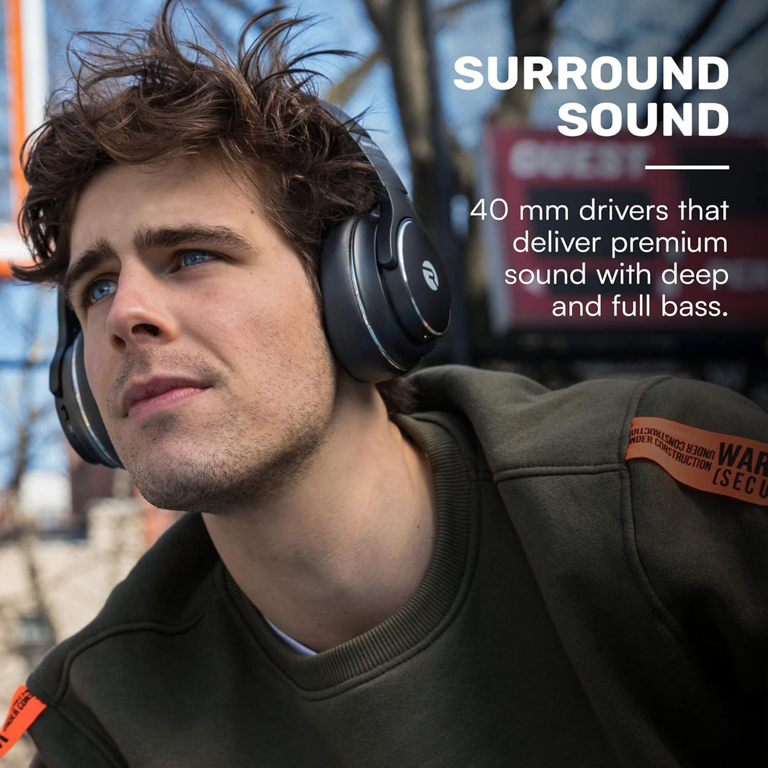 Raycon Los auriculares inalámbricos Bluetooth sobre la oreja de tod...