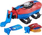 Marvel Spider-Man Real Webs Ultimate Web Blaster, lanzador 2 en 1, juguete de juego de rol, disfraz de Spider-Man, juguetes de Spider-Man para niños de 5 años en adelante