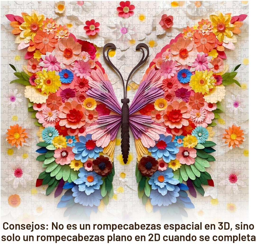Rompecabezas de Mariposas para Adultos 1000 Piezas