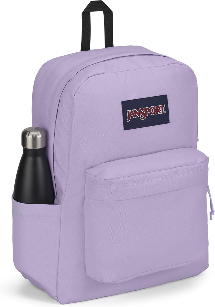 JanSport Mochila Superbreak Plus, Lila Pastel, Tamaño único