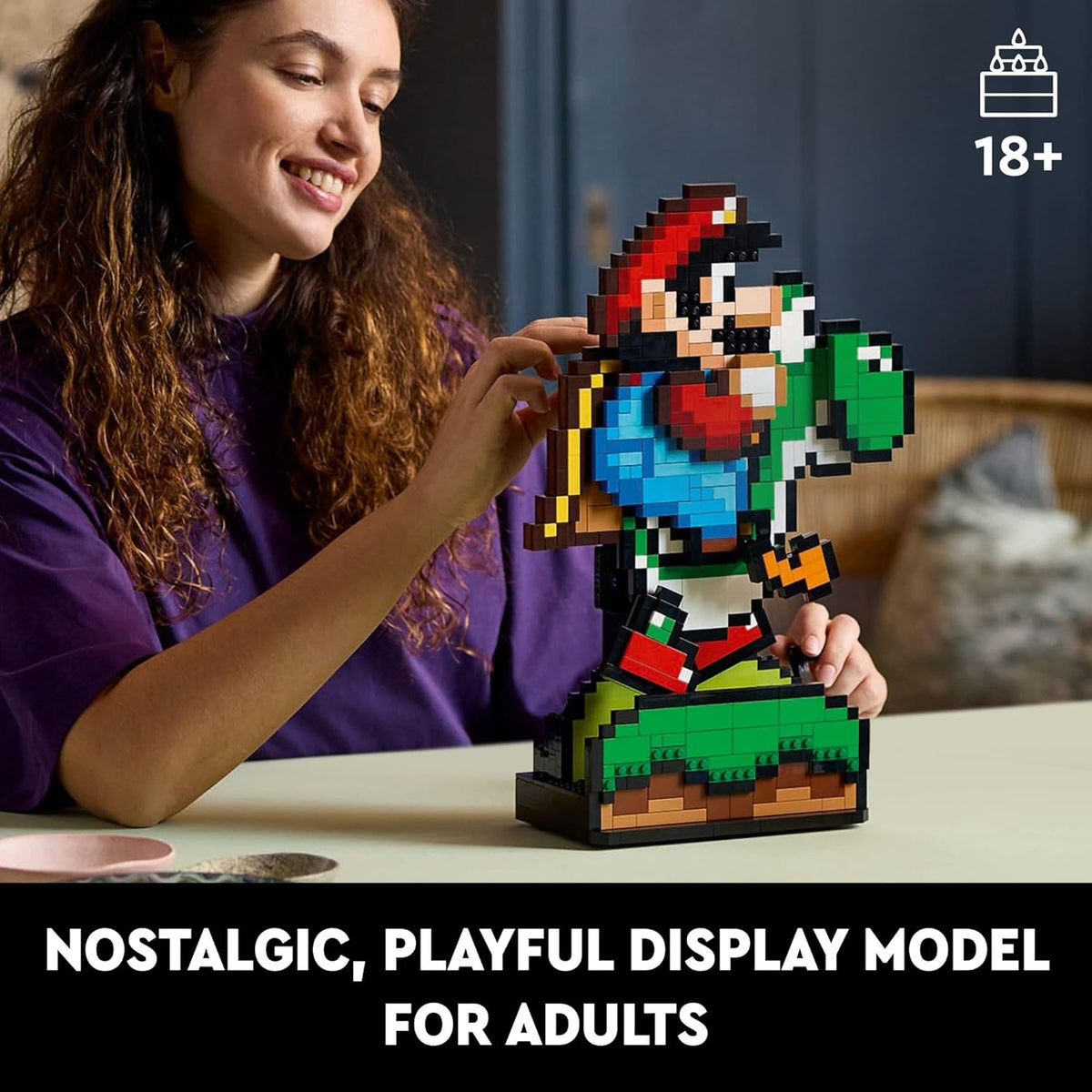 LEGO Super Mario World Mario Yoshi - Juego de