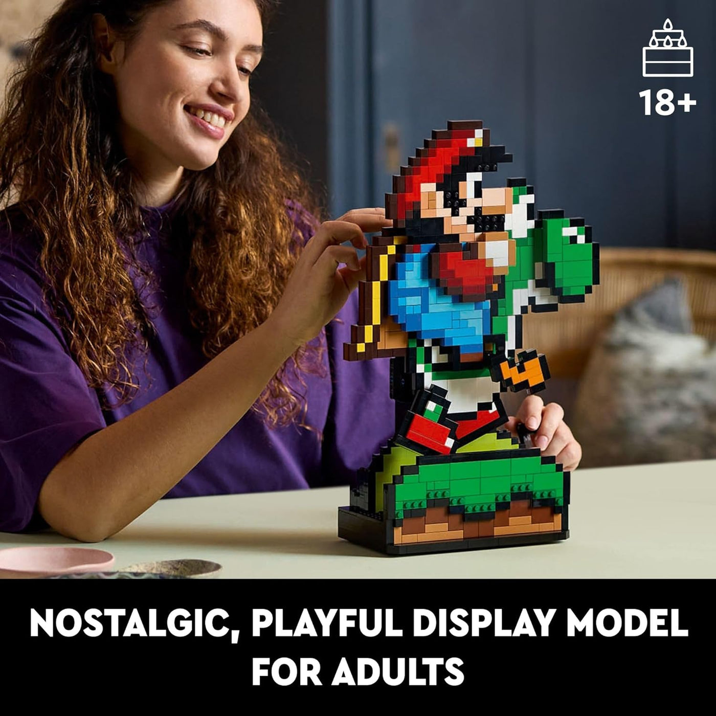 LEGO Super Mario World Mario Yoshi - Juego de
