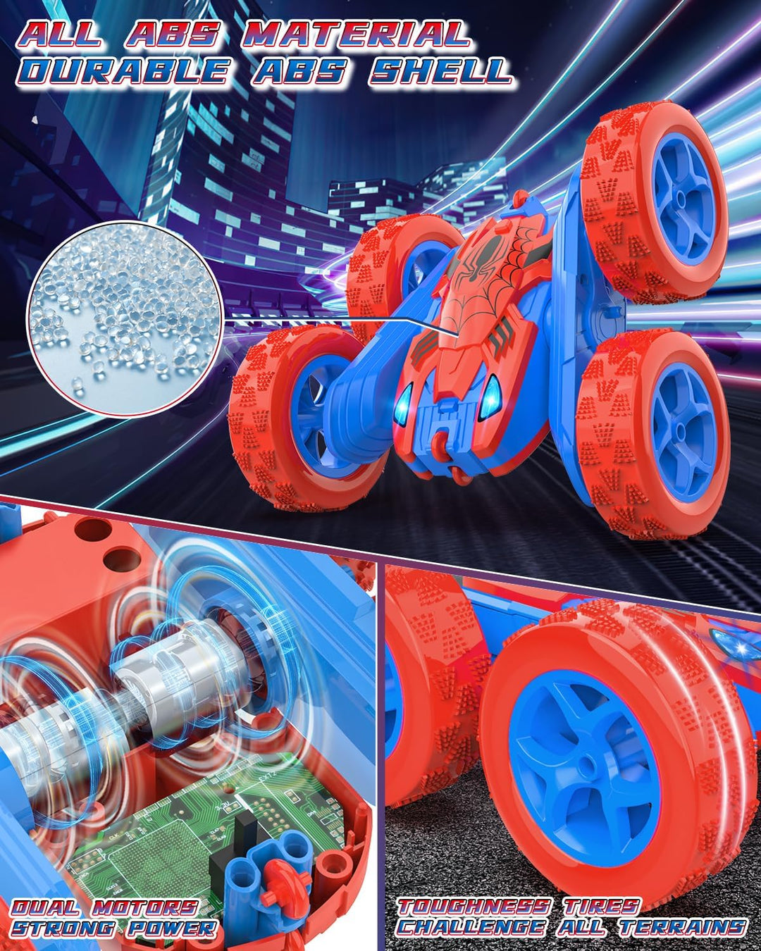 Coche de Control Remoto Blissbud Coche de Araña RC para Niños de 4...