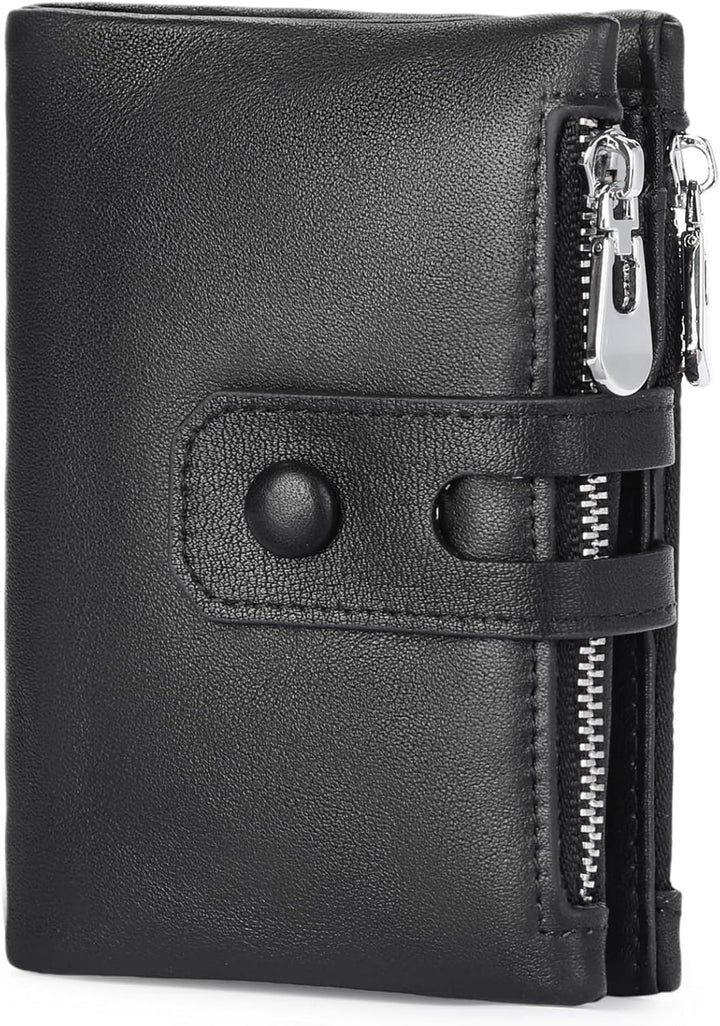 FALAN MULE Cartera para hombre con cremallera y bolsillo para moned...