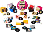 MGA's Miniverse Vinilo de música real (paquete de 2) Mystery Blind, 4 mini discos reproducibles por paquete, funda y llavero, coleccionistas, regalo, Britney Spears, Elton John, TLC