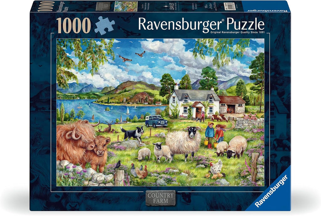 Ravensburger Country Farm - Rompecabezas de 1000 piezas, para adultos