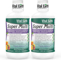 Vital Earth Minerals - Multivitaminas líquidas súper múltiples, paquete, 32 Fl Oz (Pack of 2)