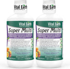 Vital Earth Minerals - Multivitaminas líquidas súper múltiples, paquete, 32 Fl Oz (Pack of 2)