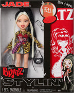 Muñeca de moda Bratz Stylin' Jade con camiseta personalizable para ti y accesorios
