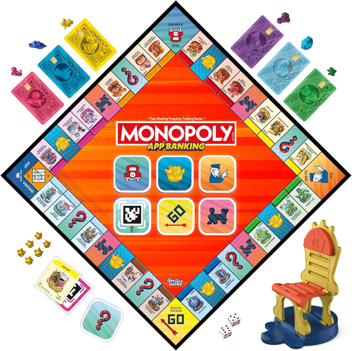 Monopoly Juego de mesa de banca de aplicaciones Juego