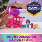 Gabby's Dollhouse Celebration Party Bus, Transforming Playset con Gabby DJ