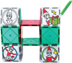 CreateOn Crayola Elf on the Shelf - Pintura en azulejos, kit de azulejos magnéticos de construcción con tubos de pintura Crayola, juguete de manualidades de Navidad | Juego de construcción magnética y pintura de 18 piezas para niños a partir de 3 años